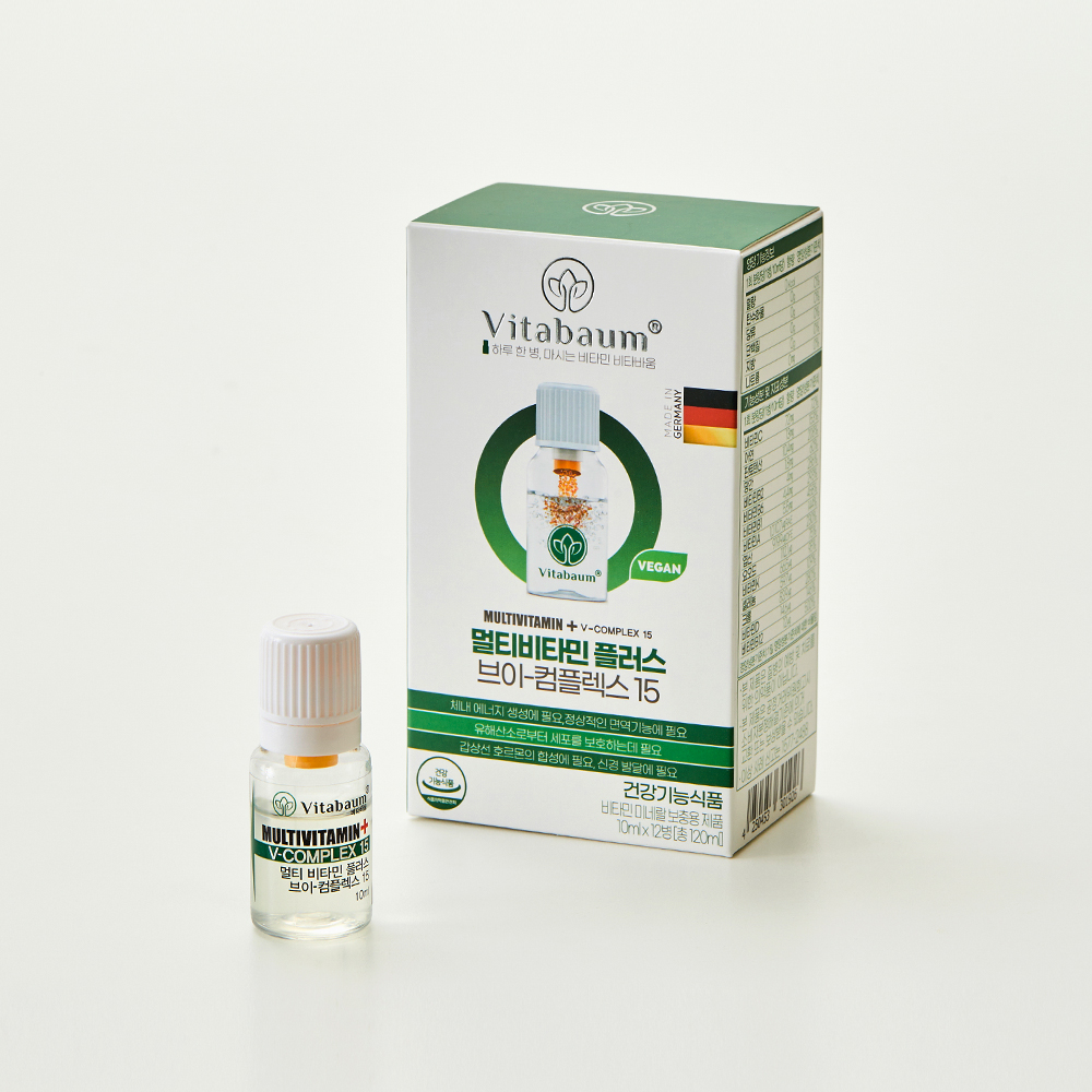 비타바움 멀티비타민 플러스 브이 컴플렉스 15 10ml x 12개입, 1개