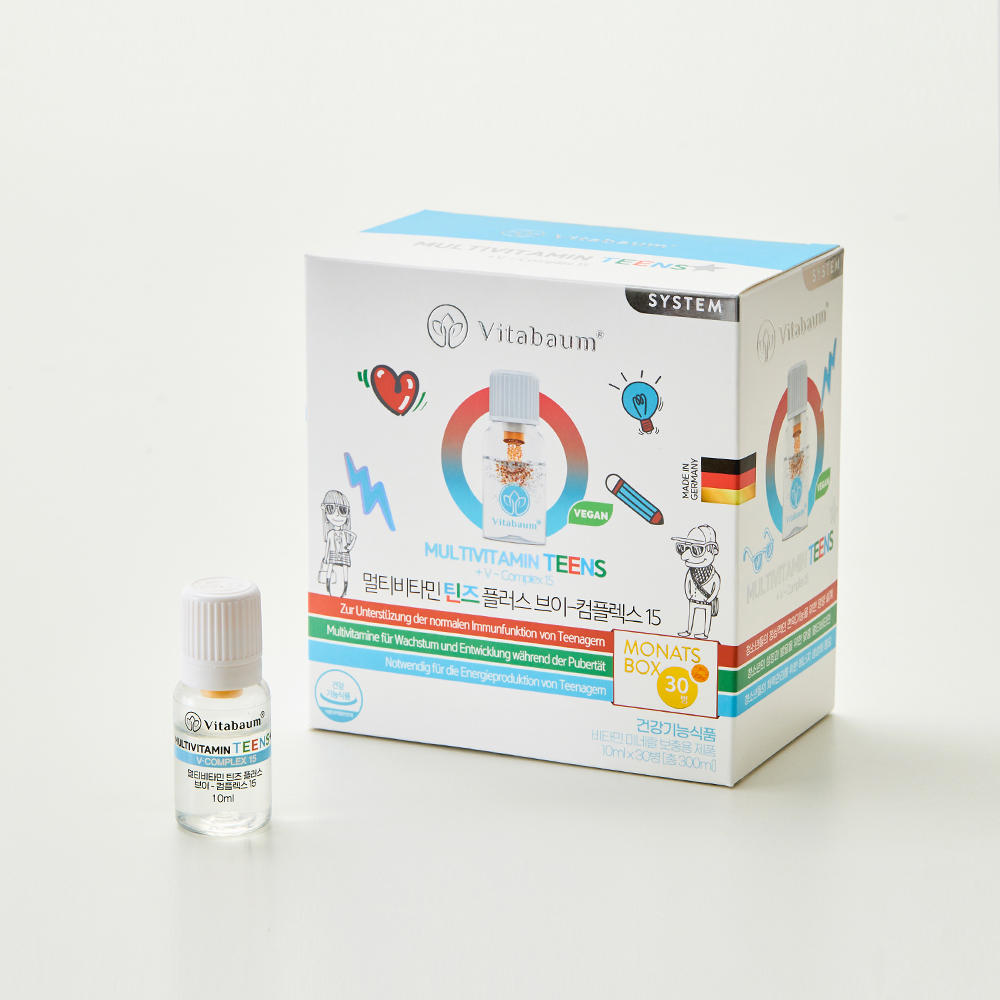 <b>비타바움</b> 멀티비타민 틴즈 플러스 브이 컴플렉스15 10ml x 30개입, 1개
