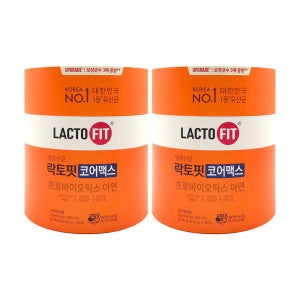 종근당건강 생유산균 락토핏 코어맥스 2g x 180포 x 2통 /An (총360포 / 12개월분)
