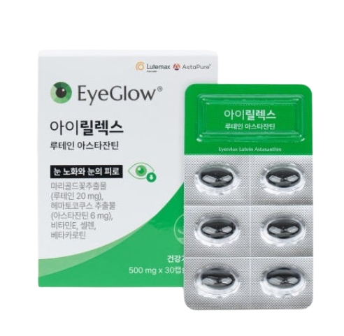 아이릴렉스 루테인 아스타잔틴 500mg x 30캡슐, 3개
