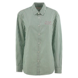 [세인트바스] (WOMAN) 25SS BRIGITTE - Shirt with striped pattern and Hello Kitty BRIG005