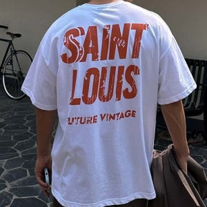 세인트 루이스 오버핏 반팔티[XL-5XL]