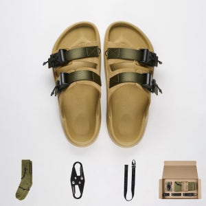 Maharishi Pack 누벅 가죽/텍스타일 샌드
