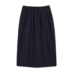 사파리스팟 베이직 사파리 도트 폴리 스커트 다크 네이비 P0000BKU