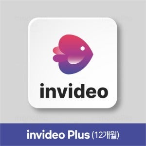 [인비디오 : 라이선스 12개월 1유저] invideo.ai plus