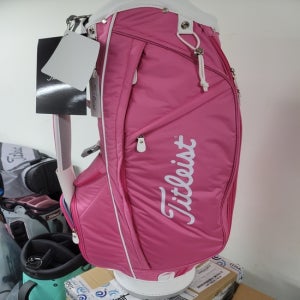 타이틀리스트 골프백 핑크색 캐디백 경량 가방