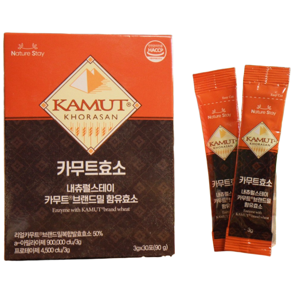 홈쇼핑 내추럴스테이 카무트효소 소화효소 캐나다산 최대역가수치  90g  3박스