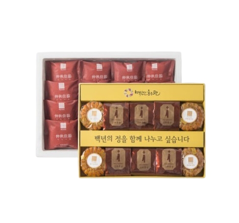 백년화편 밥알찹쌀떡 약과홍삼