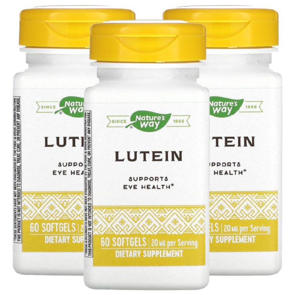 1+1+1 <b>네이처스웨이</b> 루테인 20mg 소프트젤60정 지아잔틴 지아잔틴<b>아스타잔틴</b> LUTEIN  60정