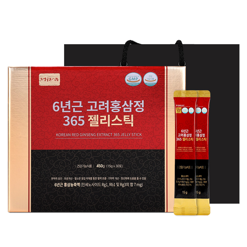 6년근 고려홍삼정 365 젤리스틱 제품 이미지