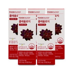 푸드올로지 콜레올로지 600mg x 60정 X 5박스 I