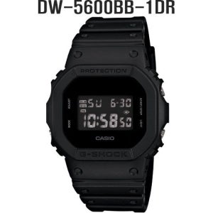 [롯데백화점] 지샥 DW-5600BB-1DR LIC 반전액정 스퀘어 올블랙 방수시계 군인시계 패션시계 LE1219603483