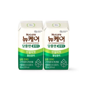 [본사공식몰] 당플랜 인절미맛 클래식 빨대형 200ml (48팩) 대상웰라이프 뉴케어 당뇨식 노인 환자 시니어 간식 당뇨 영양식 건강식 곡물