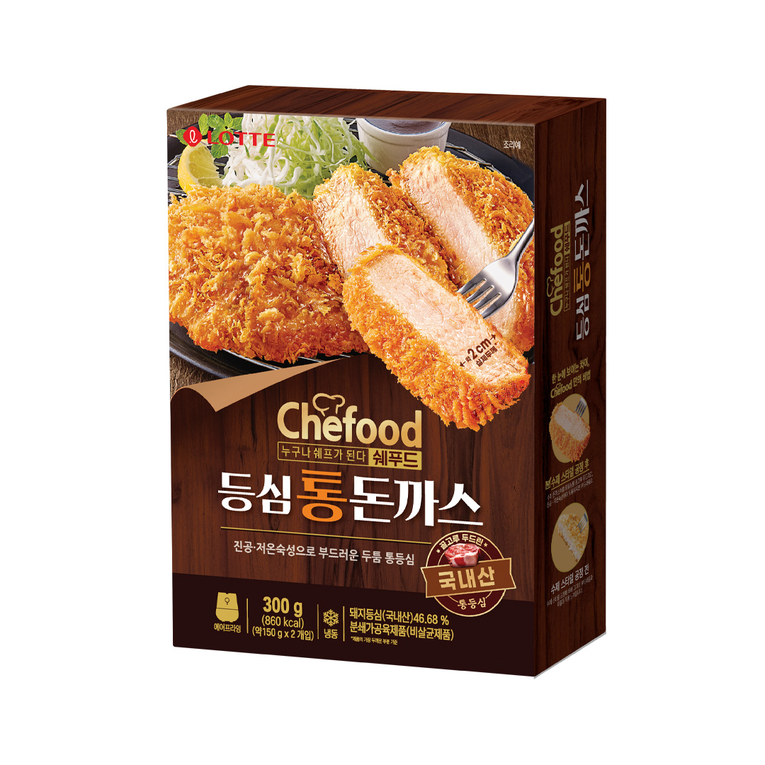 쉐푸드 등심 통 돈까스 300g, 2개 (9,480원) (쿠팡와우0무료)