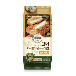 CJ제일제당 고메 바삭 튀겨낸 모짜렐라 돈카츠, 450g, 4개