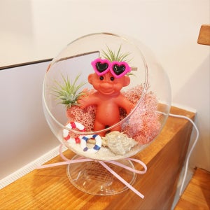 🥽킹받는 여름휴가💦트롤 테라리움 이오난사 2개세트, 고미플라워