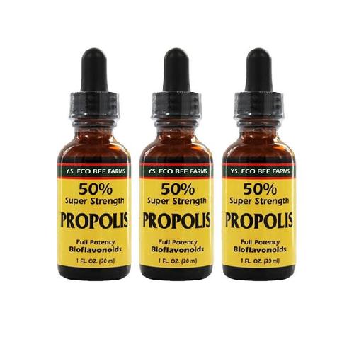 3개 Y.S. <b>에코비팜스</b> 50% 슈퍼 스트렝스 프로폴리스 30ml