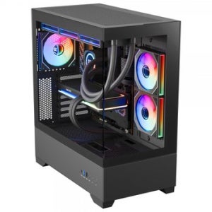 싸이번 LIMPID SC-X7 BTF 블랙 (미들타워)