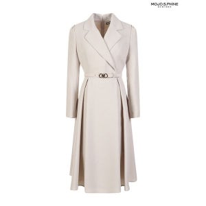 [모조에스핀] (모조에스핀) 테일러카라 벨티드 원피스 (S244MSE017_BE1)