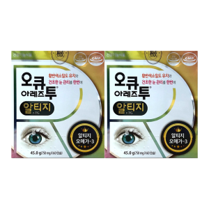 <b>태준제약</b> 오큐아레즈투알티지 750mg X 60캡슐 2박스 루테인 <b>지아잔틴</b> 오큐아레즈 투알티지 오메가3 영양제