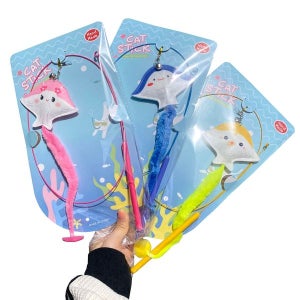 [치타박스] 고양이 가오리 낚시대 장난감 방울 소리로 사냥 본능 자극