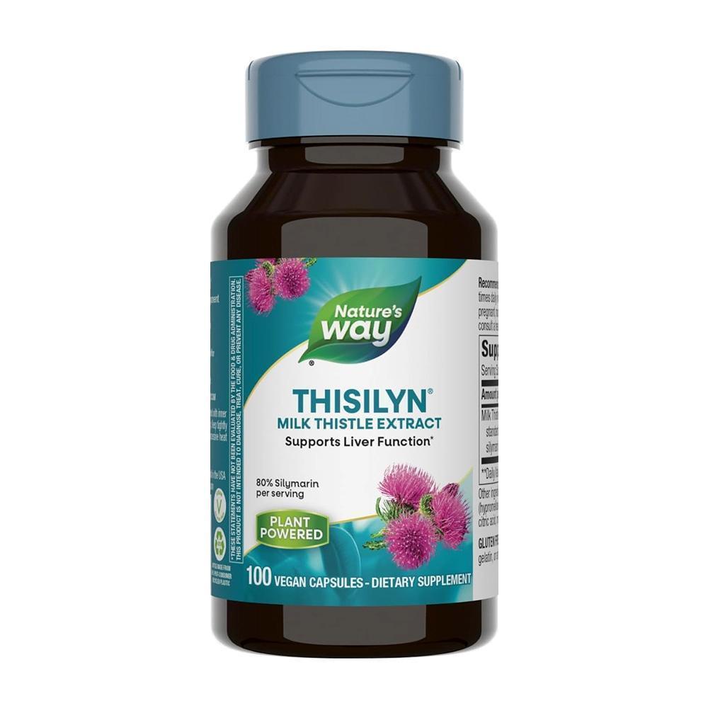 <b>네이쳐스 웨이</b> 시슬린 <b>밀크씨슬</b> 추출물, 100 베지캡슐 <b>Natures Way</b>