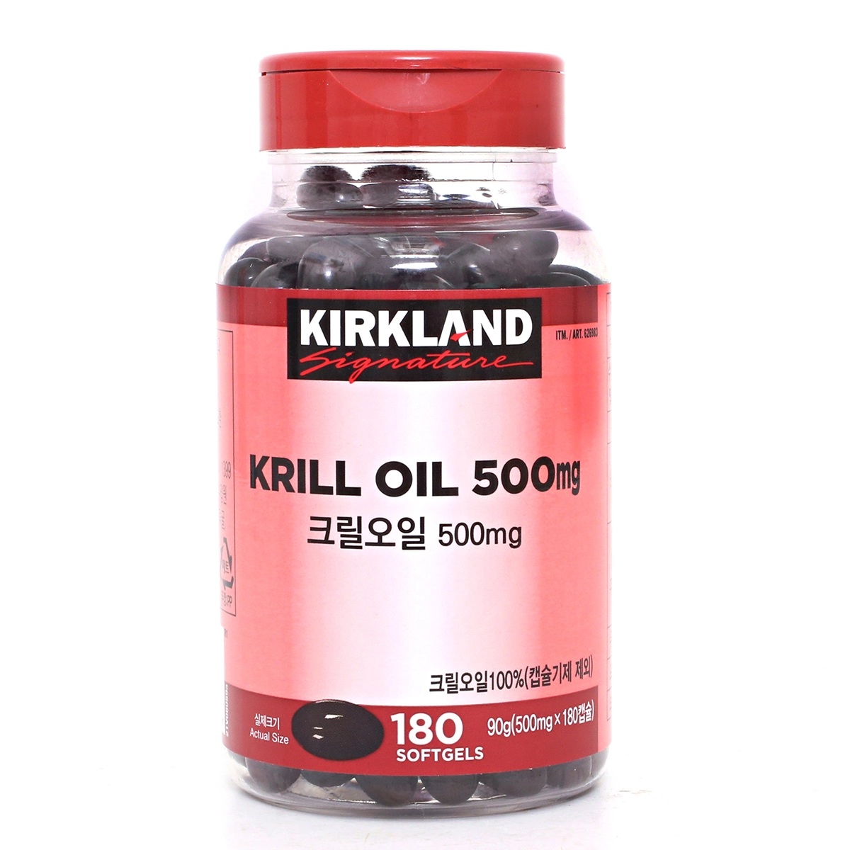 커클랜드 <b>크릴오일</b> 500mg x 180캡슐, 1개