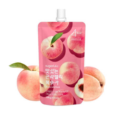 슈가로로 곤약젤리 복숭아 제품 이미지