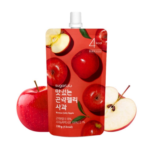 슈가로로 곤약젤리 사과 제품 이미지