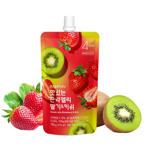 슈가로로 맛있는 곤약젤리 딸기앤키위