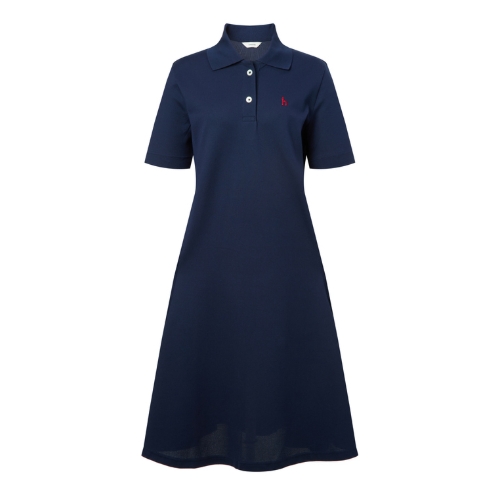 헤지스 반팔 카라 플레어 원피스 HSDR4BC31