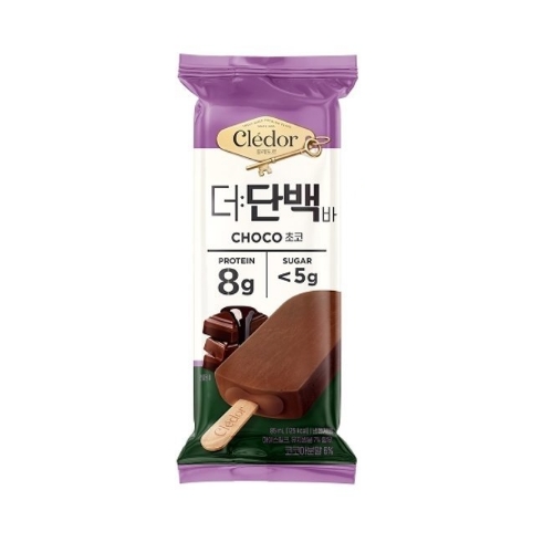 끌레도르 더단백바 초코 제품 이미지