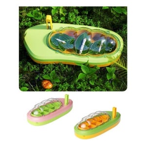 투명 누에고치사육통 곤충관찰 용기 애벌레양육보관함