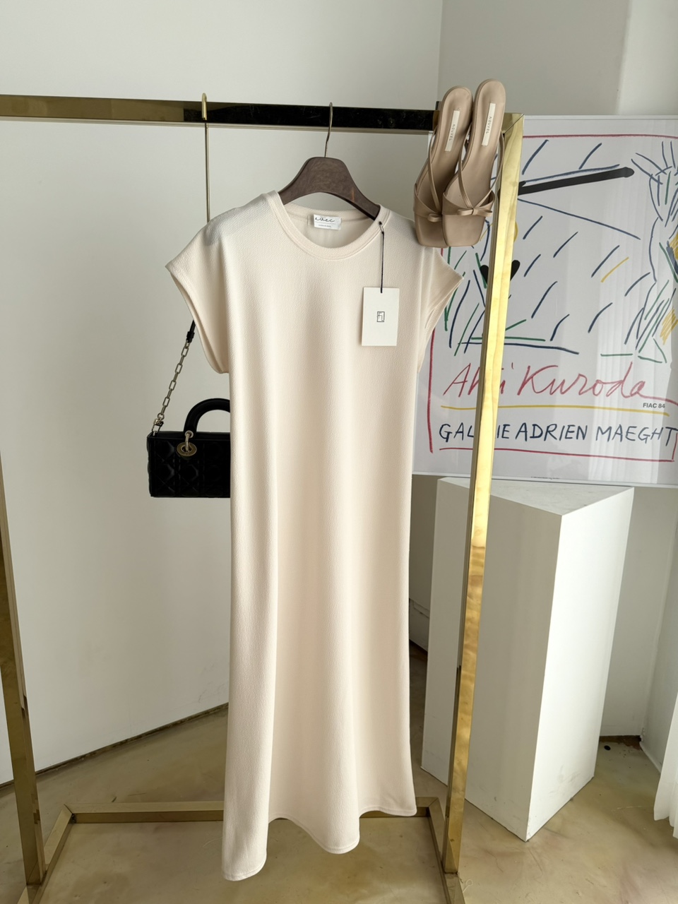 Avec 1 1가오리 미니멀 여름롱원피스