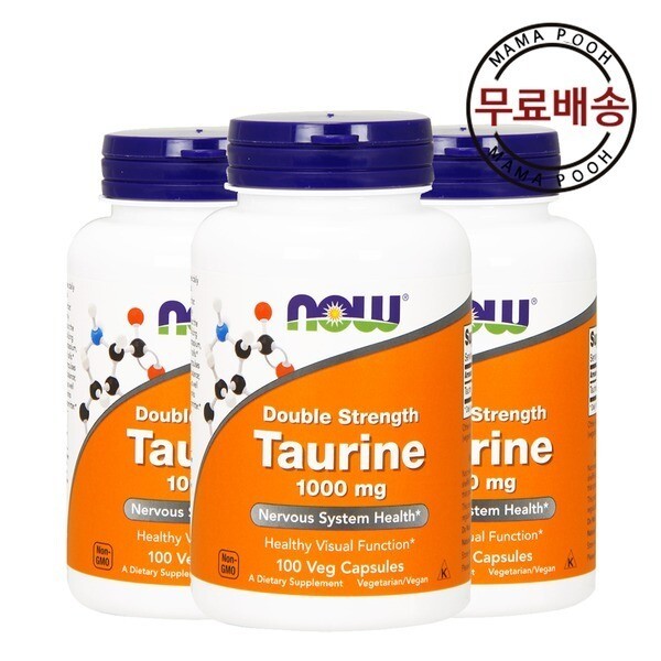 나우푸드 2+1 나우 푸드 <b>타우린</b> 1000mg 100 베지캡슐