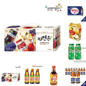 웅진 웅진 자연은프리미엄음료세트 180mL 12병/비타/음료/과일/알로에/<b>까스</b>활/배주스/배쥬스/매실/음료수/쥬스