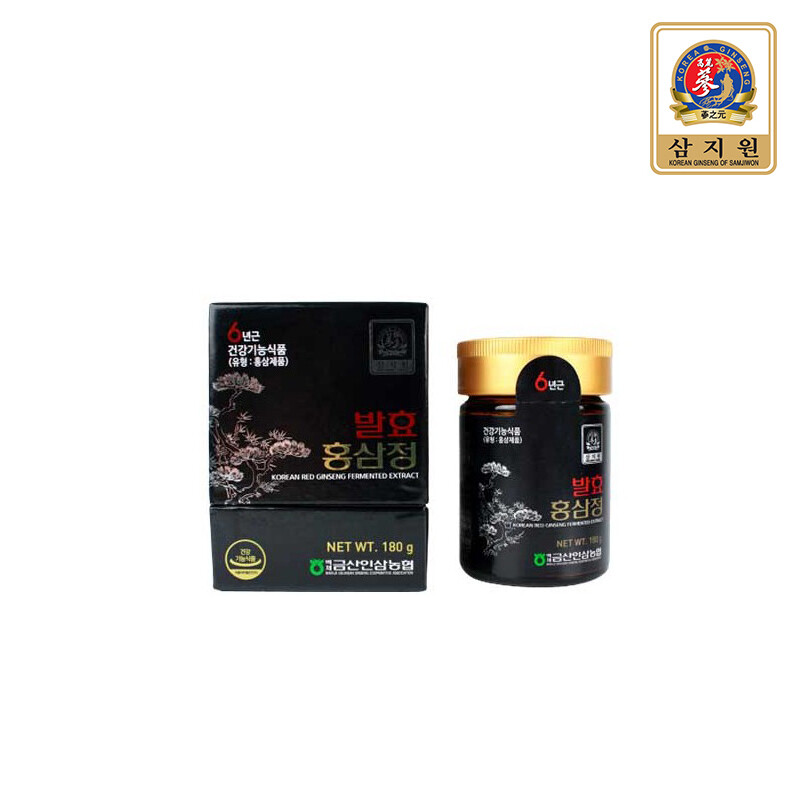 삼지원 6년근 발효홍삼 정 홍삼농축액 진세노사이드 굿뜨래 <b>백제금산인삼농협</b> 180g 1개