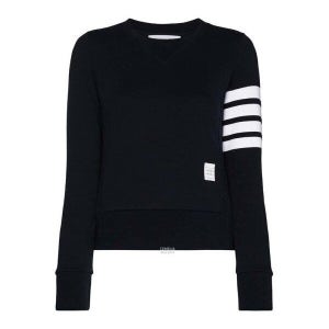 톰브라운 [톰브라운] [명품] 25FW 4바 루프백 코튼 져지 맨투맨 네이비 FJT002A 00535 415