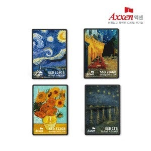 액센 V100 SSD 2.5 SATA3 Van Gogh Series 128GB~1TB