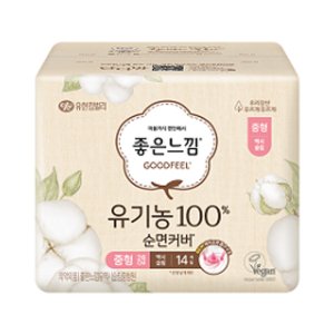 좋은느낌 유기농100%순면 생리대 택1