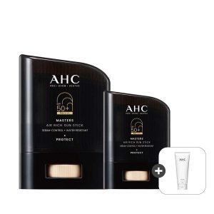 AHC [20%쿠폰+13%쿠폰] AHC 마스터즈 선스틱 14g+22g+(GIFT)클렌징폼 30ml