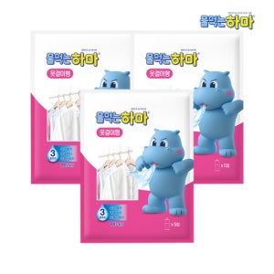 물먹는 하마 옷걸이형 제습제 5P x3개