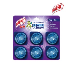하픽 청크린 드롭 변기세정제 6개입 x1개