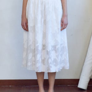 [시엔느] Audrey Full Skirt (White) S5USK02WH