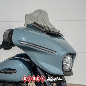클락웍스 FLHX 플레어 윈드쉴드 - 틴트 / 25.40cm (10인치)