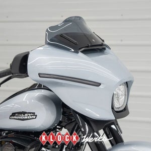 클락웍스 FLHX 신형 플레어 윈드쉴드 - 다크 스모크 / 20.32cm (8인치)