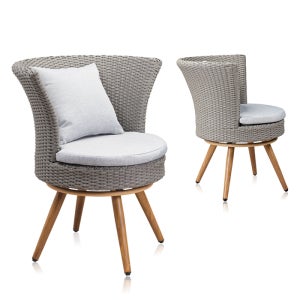 HFC-4818 스위블 라탄 의자