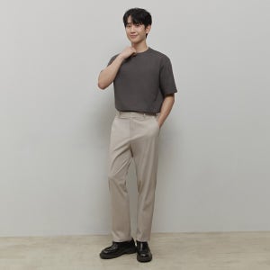 [마인드브릿지] 정해인 테이퍼드하프밴딩슬랙스 MZPT31A1