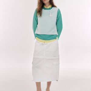 오아이오아이컬렉션 BACK STRAP SLEEVELESS WHITE