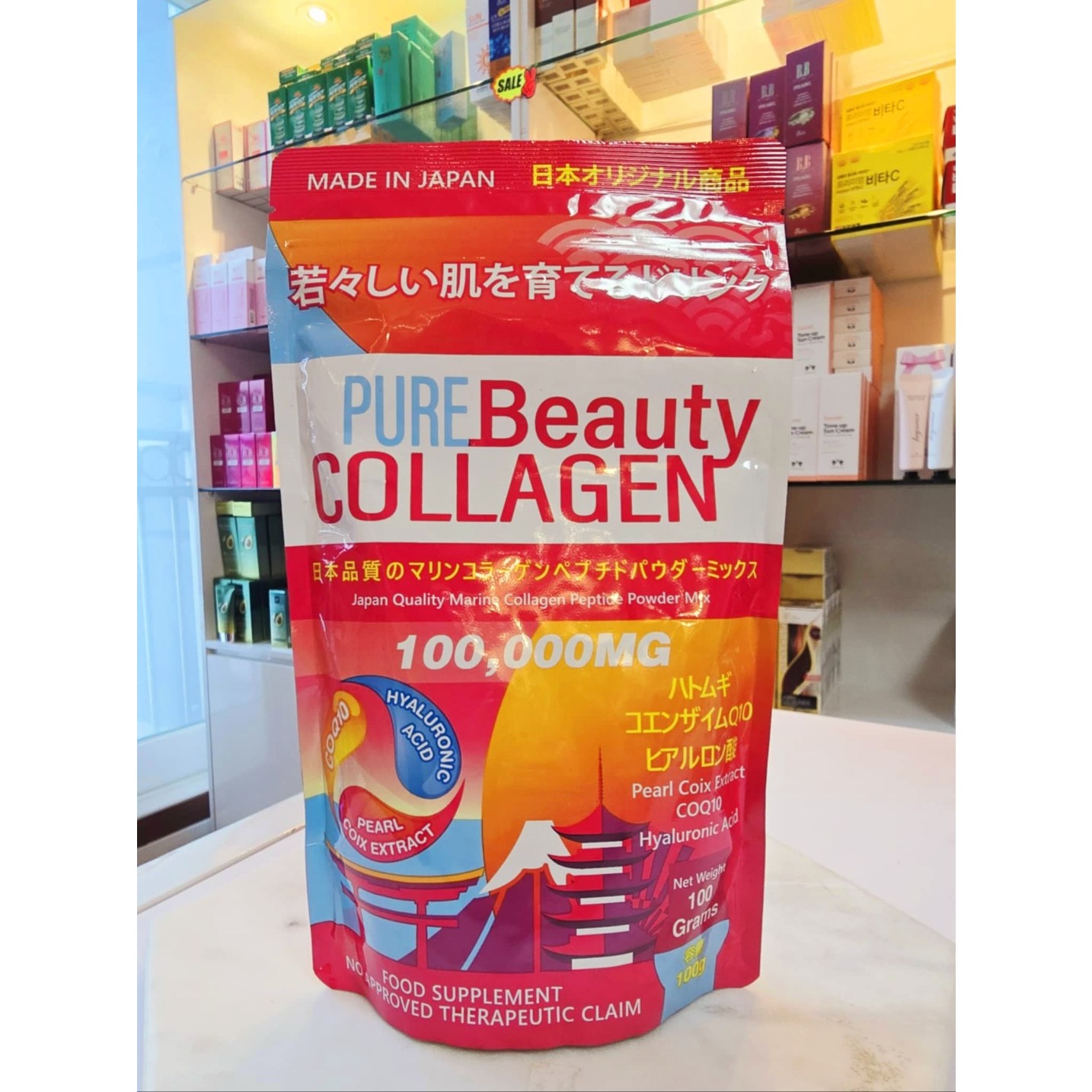 <b>PURE</b> BEAUTY <b>COLLAGEN</b>  1개  100g